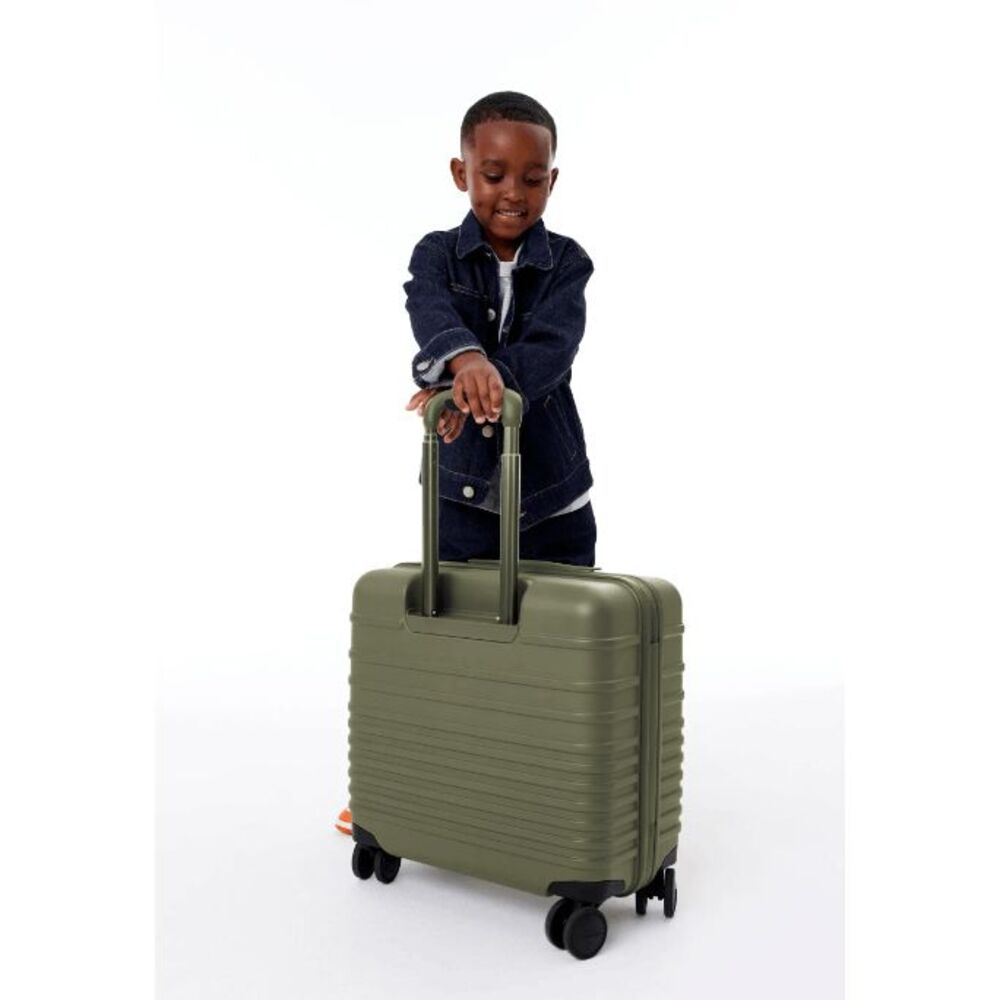 NWT Beis Mini Roller Carry On Suitcase in Olive Green - Picture 3 of 6